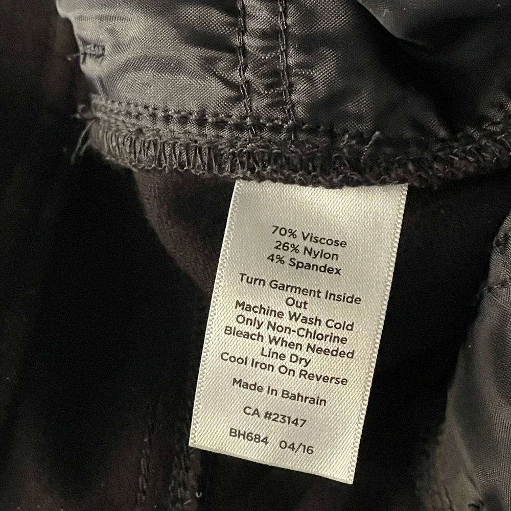 Talbots Black Relax pants Sz 8 Petite